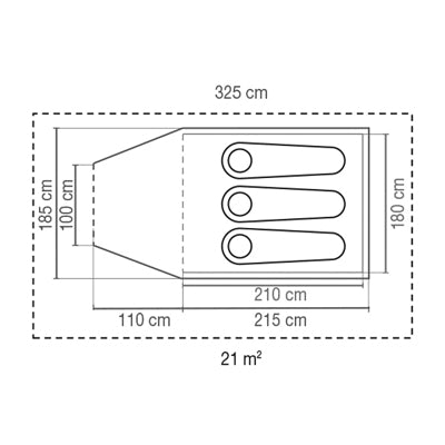 Coleman Kobuk BlackOut plus σκηνή για 3 άτομα