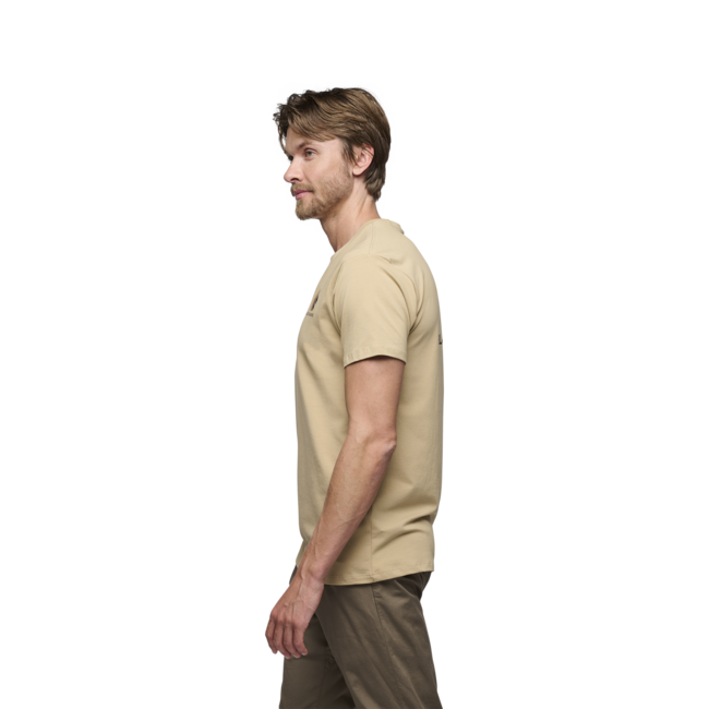Black Diamond Men's Faded T-Shirt, Khaki