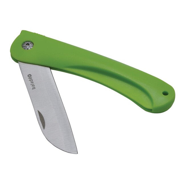 Baladeo ECO193 Birdy Pocket Knife, 8cm Blade, 2CR13 Steel, PP Handle, Green
