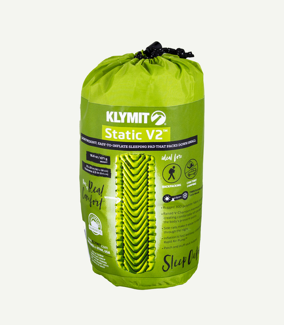 Klymit Static V2 Sleeping Pad, Green