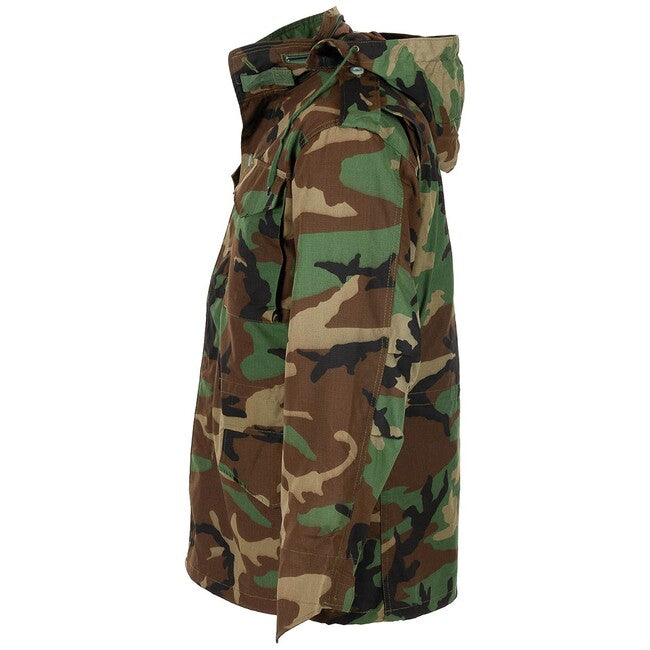 MFH Amerikanische Feldbluse M68 mit herausnehmbarem Steppfutter, woodland