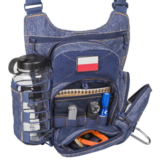 Helikon-Tex EDC Shoulder Bag, Black-Grey Melange