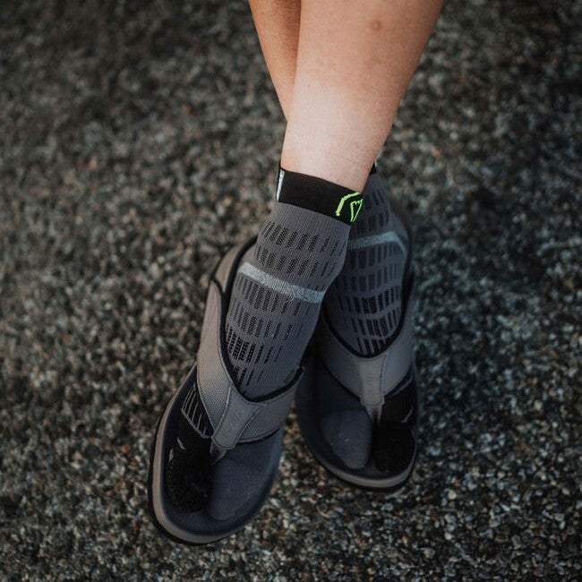 Sidas T-Free Run Socks, Grey/Black