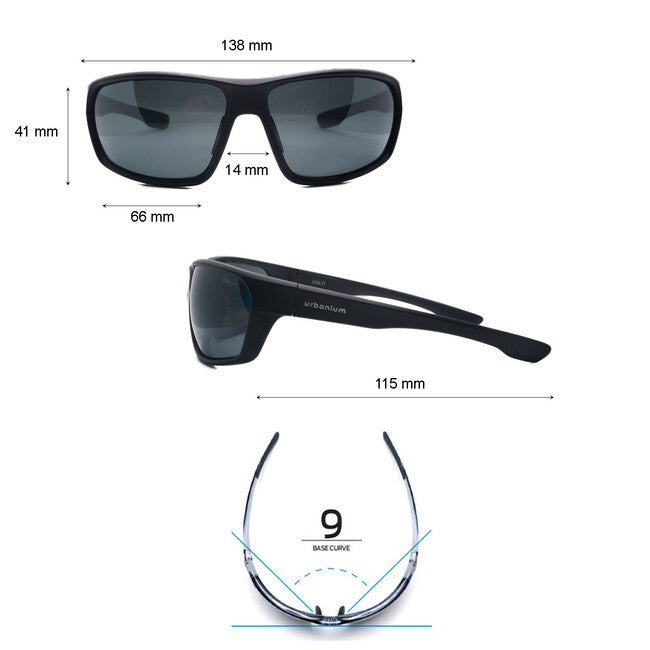 Urbanium Oslo Sunglasses Polarized Grey
