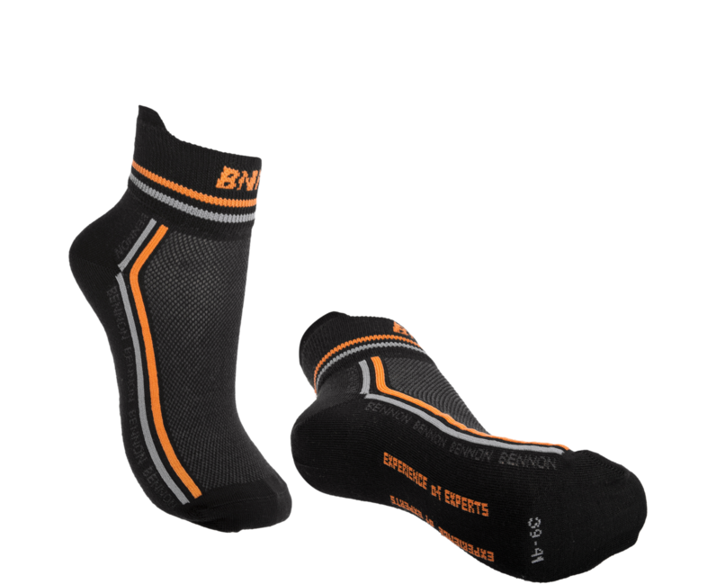 BENNON Trek Sock Summer Outdoor Socks, Black