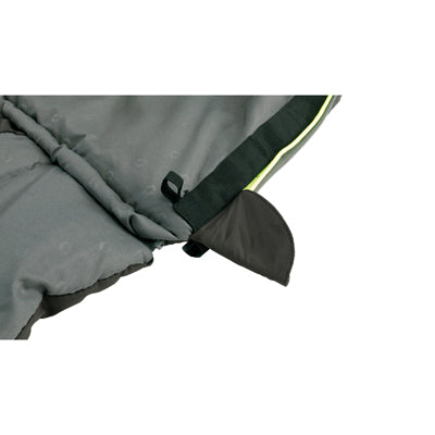Outwell Contour Supreme Schlafsack Kaffee Reißverschluss links