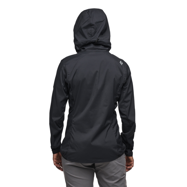 Black Diamond Women's Alpine Start Hoody Ultralight Softshell Jacket, Black