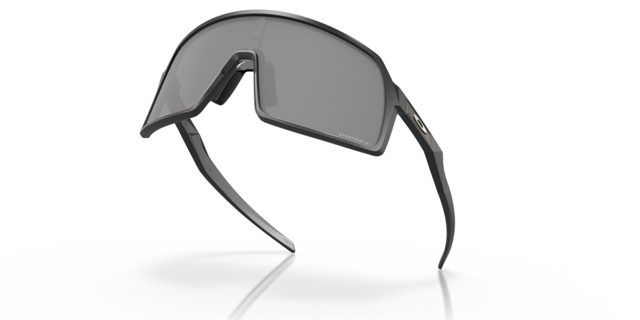 Oakley Sutro S Sunglasses, Hi Res Matte Carbon Frame, Prizm Black Lenses