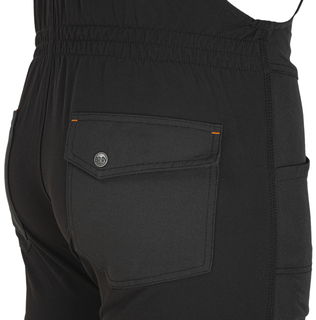 Bennon Erebos Work Bib Overalls, Black
