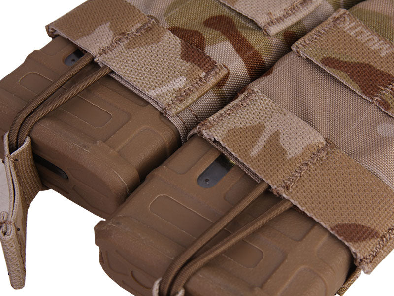 Emersongear Modular Open Double Magazine Pouch 5.56, Multicam Arid