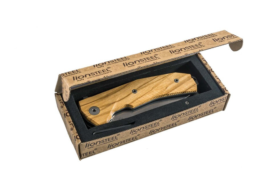 Lionsteel KUR BUL Pocket Knife, Sleipner Blade