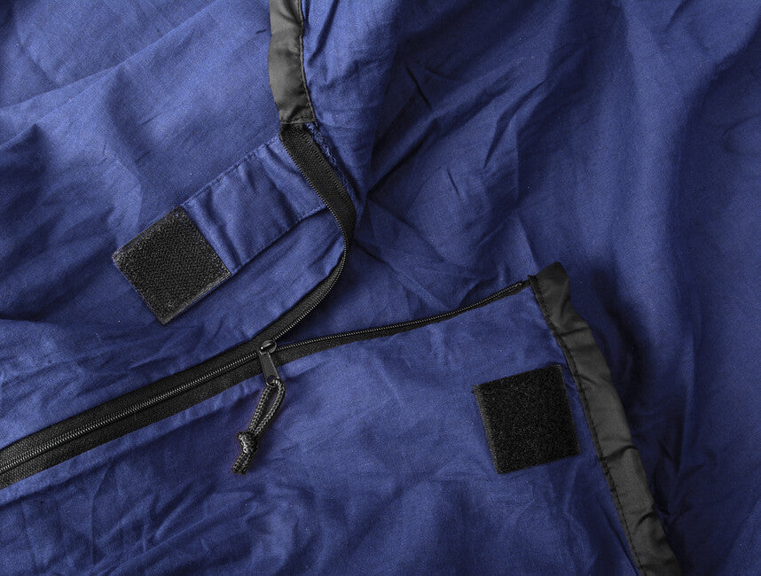 Origin Outdoors Cotton Mummy Sleeping Bag Liner, Navy Blue