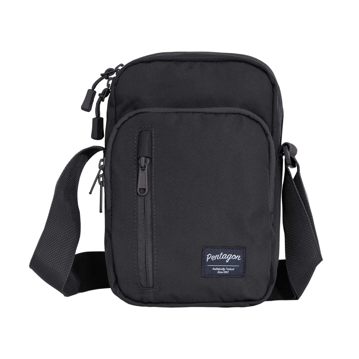 Pentagon Kleos Messenger torba čez ramo, črna