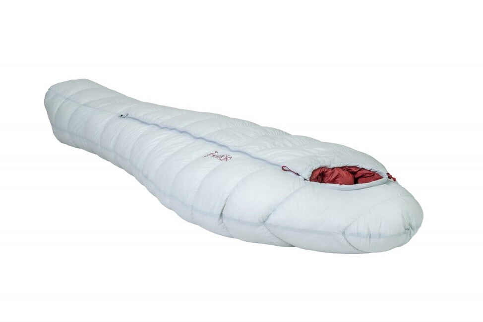 Patizon G1100 L Winterschlafsack Links, Silber/Rot