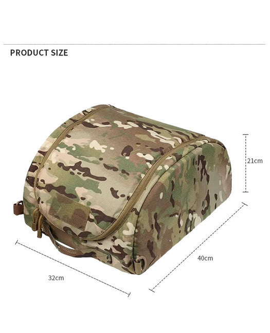 DRAGOWA Tactical Τσάντα Stryker για Κράνος, Μαύρο