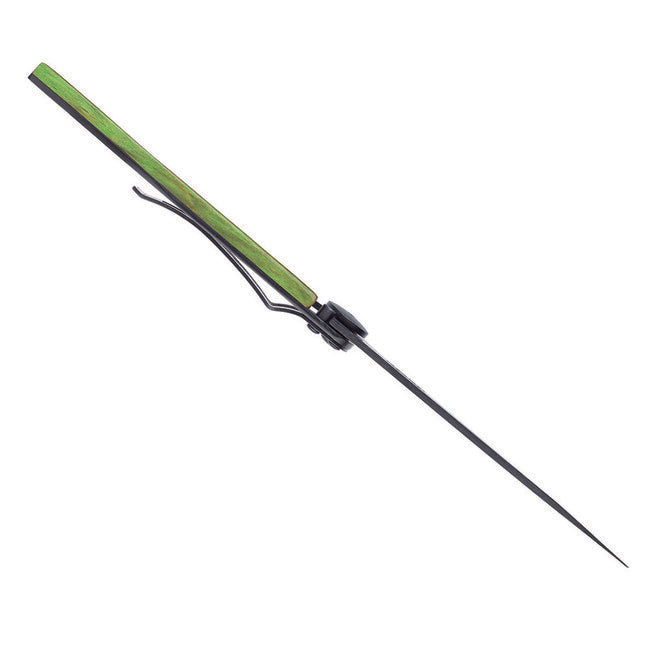 Deejo Αναδιπλούμενο Μαχαίρι, Black green beech