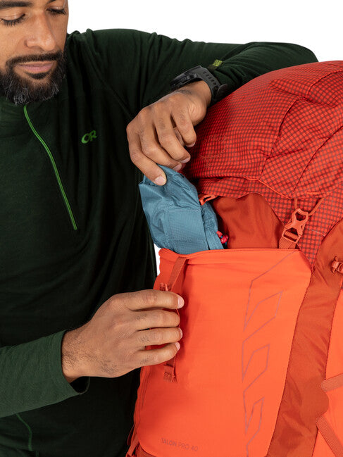 Osprey Talon Pro 40 Hiking Backpack, Mars Orange