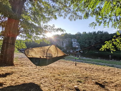 Origin Outdoors Hängematte mit Moskitonetz, grün