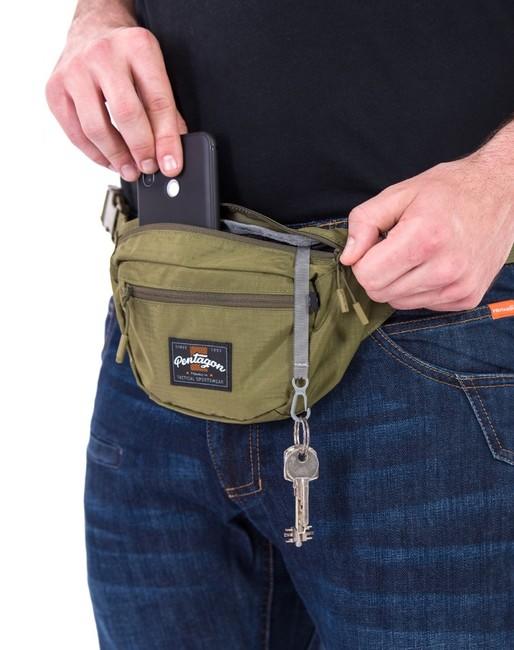 Pentagon Minor Travel Hip Bag, Olive