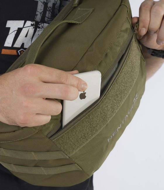 Pentagon Telamon Shoulder Bag, Coyote