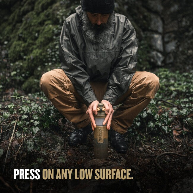 GRAYL GeoPress Purifier φιάλη φιλτραρίσματος, Coyote Brown