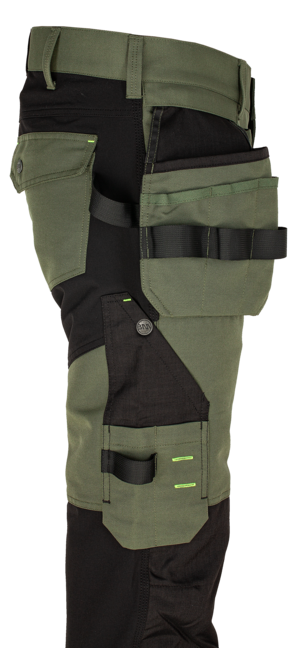 Bennon Erebos Work Pants, Green/Black