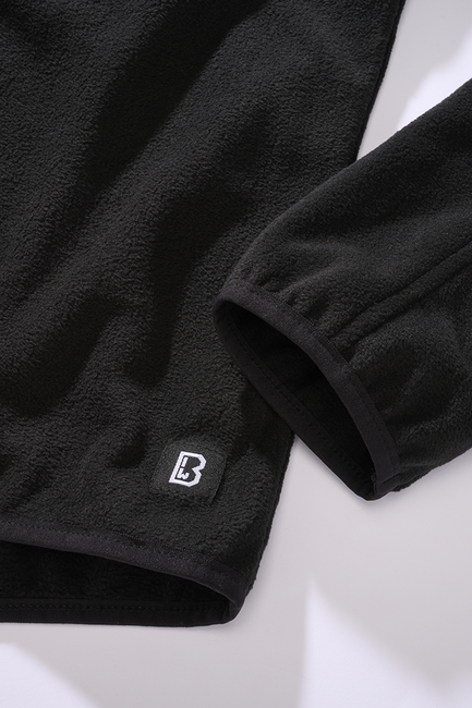 Brandit Ripstop Fleece Jacket, Black