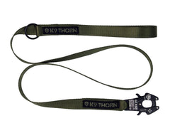 K9 Thorn Kong Frog Leine, oliv, 200 cm