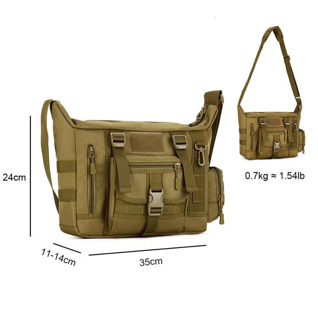 DRAGOWA TACTICAL Shrapnel Umhängetasche, CP schwarz