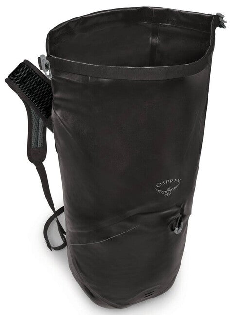 OSPREY TRANSPORTER ROLL TOP WATERPROOF 25, schwarz