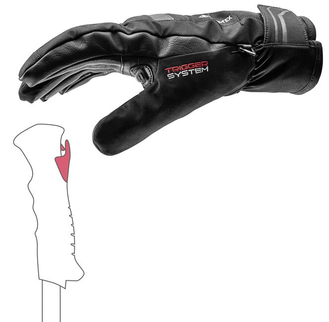 LEKI Shield 3D GTX Γάντια Χειμώνα, Μαύρο