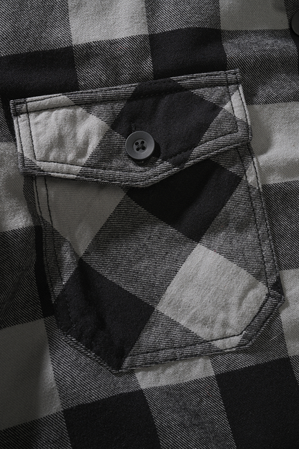 Brandit Lumber Jacke, schwarz+charcoal