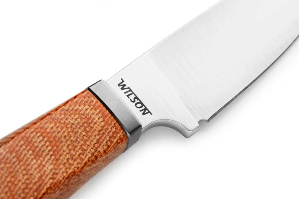 Lionsteel WILLY WL1 Fixed Blade Knife, Micarta Handle