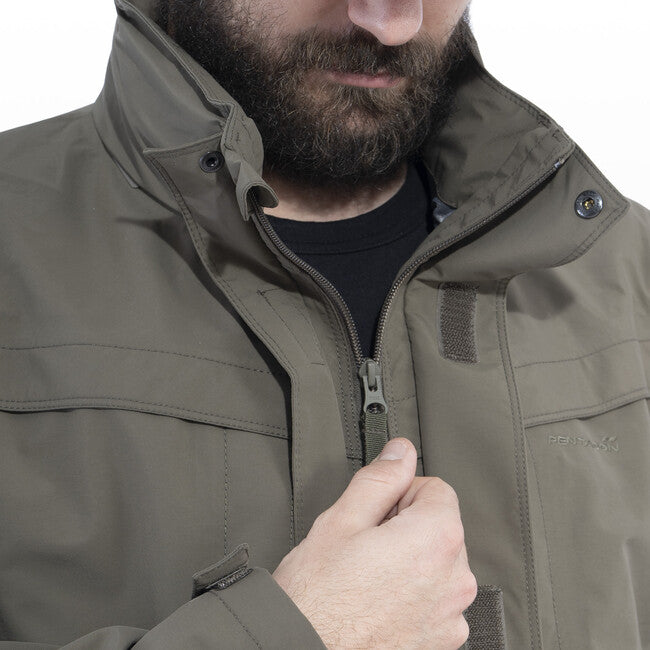 Pentagon Hurricane Shell men's jacket, Forest Night green
