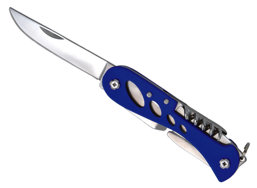 Baladeo ECO163 Schubkarren-Multifik­tionsmesser, 7 Funktionen, blau