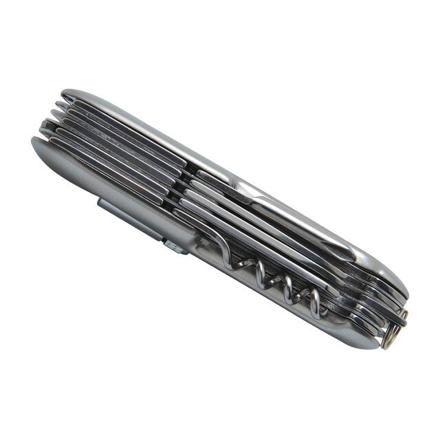 Baladeo ECO164 Barrow Multifunctional Knife, 12 Functions, Stainless Steel
