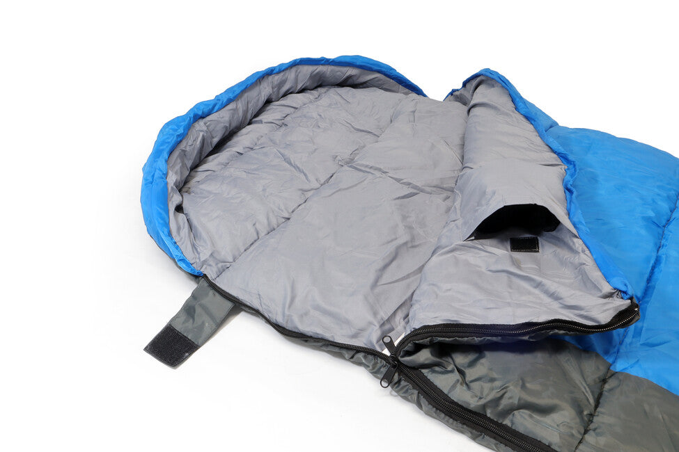 Origin Outdoors Summer Rectangular Sleeping Bag, Blue-Grey