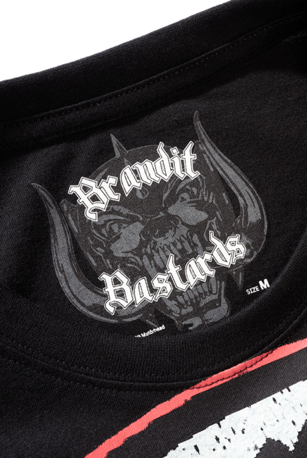 Brandit Motörhead T-shirt rock röll, schwarz