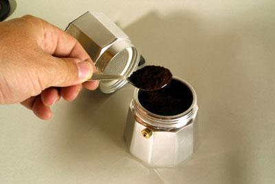 Origin Outdoors Espresso Coffee Maker, 3 Cup, Stainless Steel
