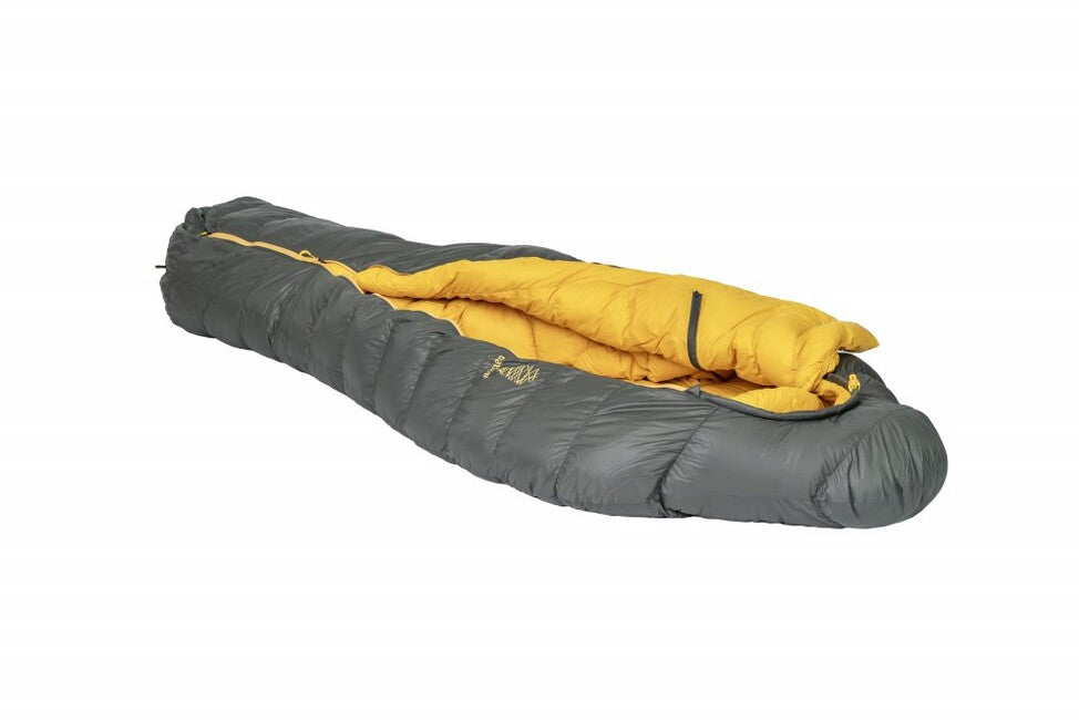 Patizon Dpro 590 Three-Season Sleeping Bag M Left, Green/Gold