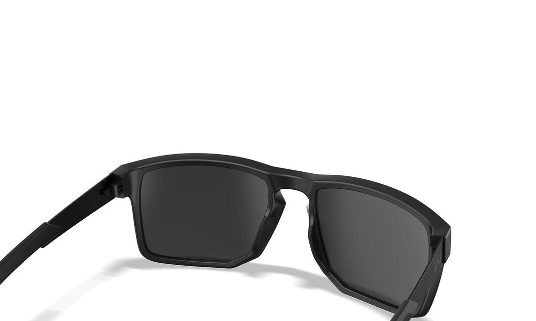 Wiley X Apex Sunglasses, Polarized Tungsten Mirror/Matte Black