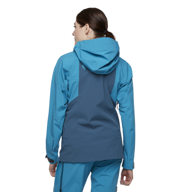 Black Diamond Women's Recon Stretch Ski Shell, Azure