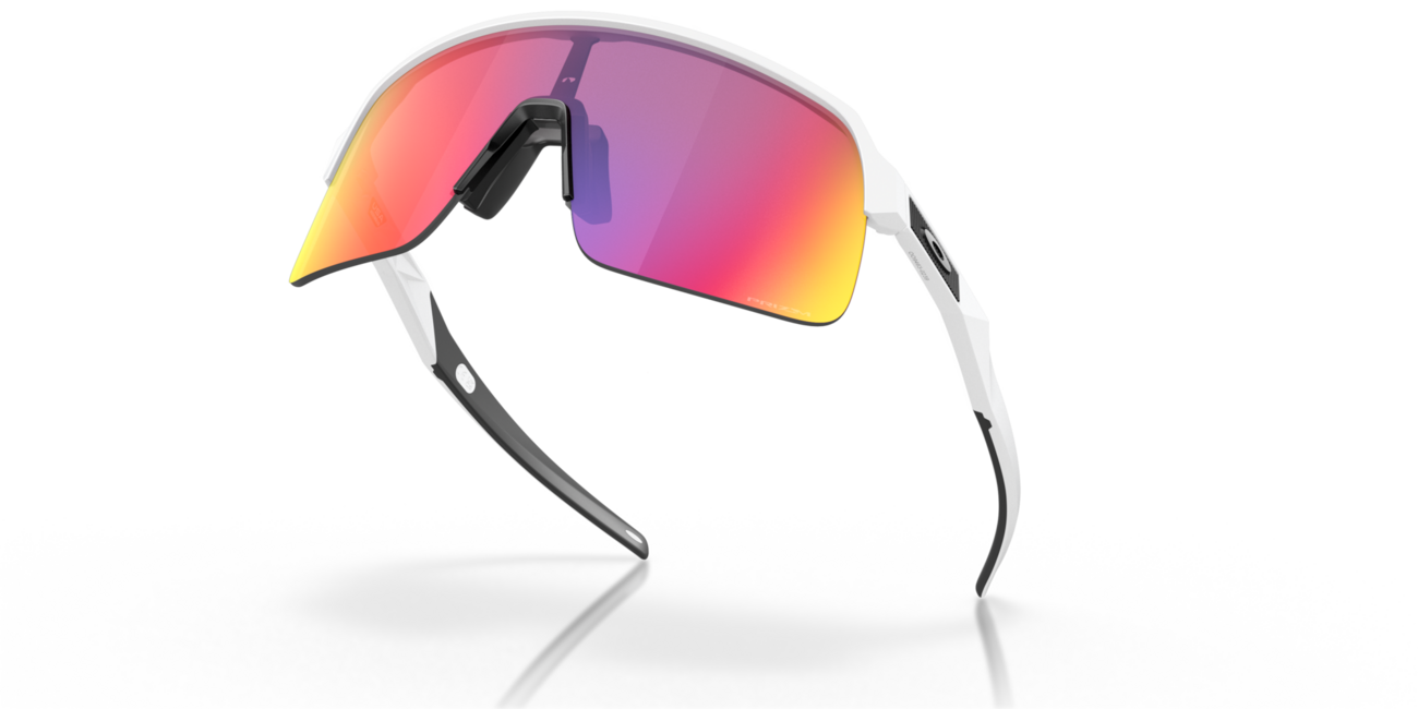 Oakley Sutro Lite Sunglasses, Matte White Frame, Prizm Road Lenses