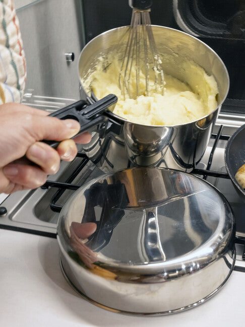 BasicNature Biwak 3 Stainless Steel Cooking Set for the Whole Family