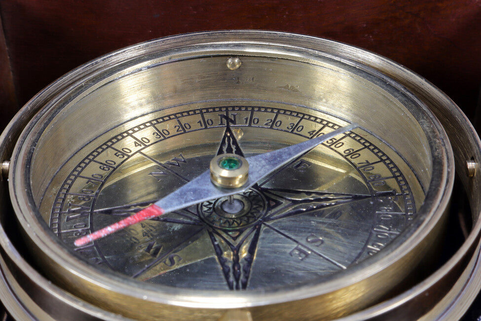 Origin Outdoors Desk Compass, Navy Blue