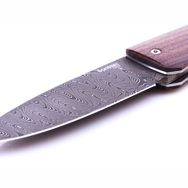 Lionsteel Opera Folding Knife, Damascus Steel Blade 8800D-CB