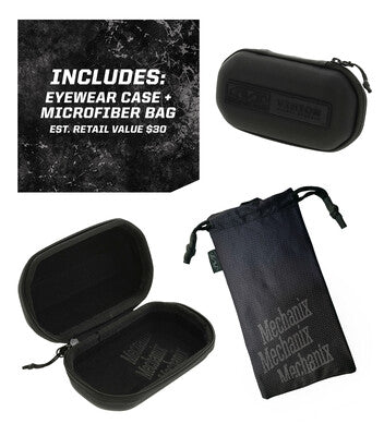 Mechanix Wear Tactical Goggles Type X schwarzer Rahmen, bernsteinfarbene Gläser