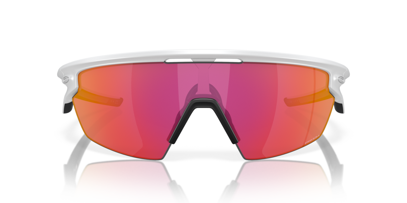 Oakley SPHAERA sonnenbrille mit rahmen Matte White und mit dias Prizm Field 36