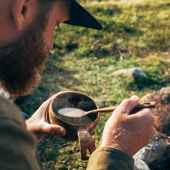 KUPILKA Classic Cup 21 Mug with Spoon, Brown