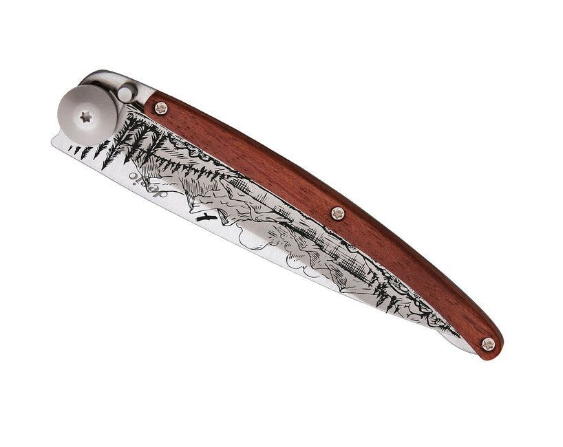 Deejo Tattoo Mountain Folding Knife